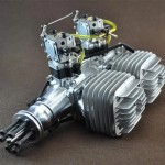 DLA 116CC Gasmotor Doppel zylinder CNC Benzinmotor Fernbedienung Flugzeug Modell Öl betriebenes großes Starr flügel flugzeug UAV